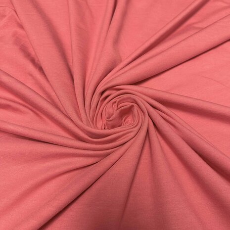 Jersey viscose 5077 - rose corail Jersey viscose 5077 - rose corail
