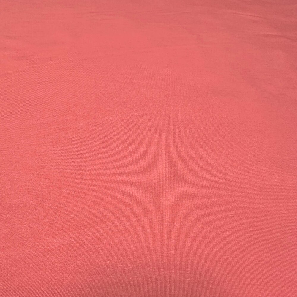 Jersey viscose 5077 - rose corail Jersey viscose 5077 - rose corail