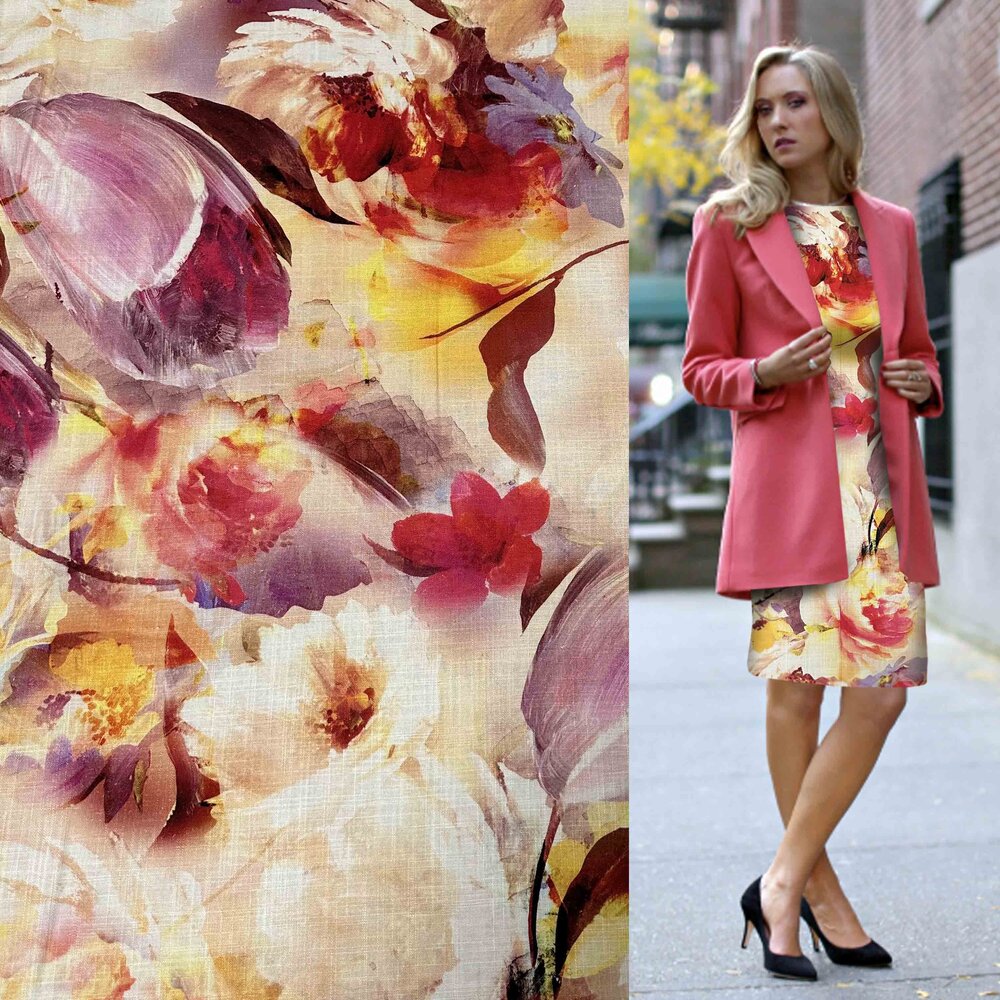 Lin Viscose Jet d'encre 5078