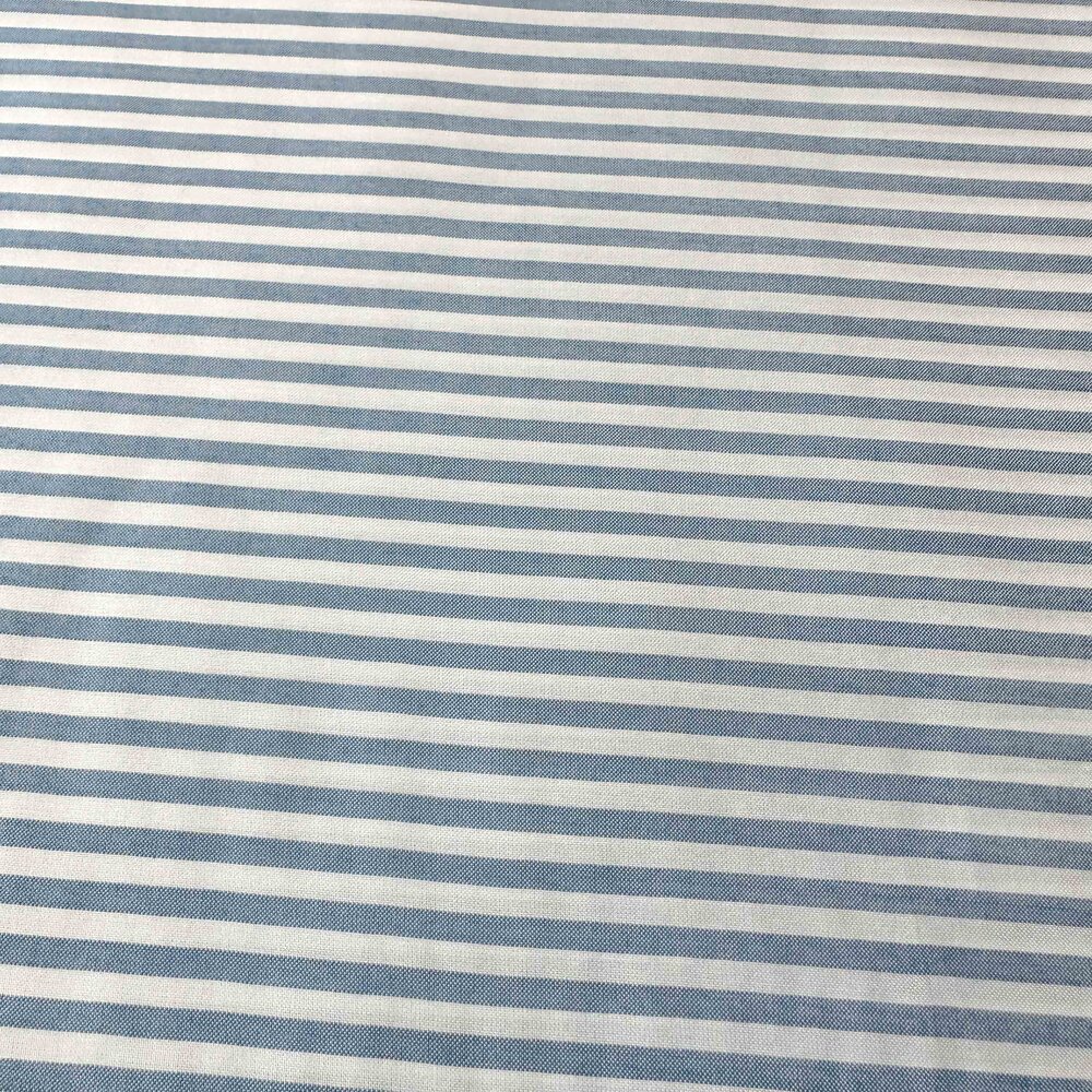 Viskose Popeline 5081 - blau/weiß Viskose Popeline 5081 - blau/weiß