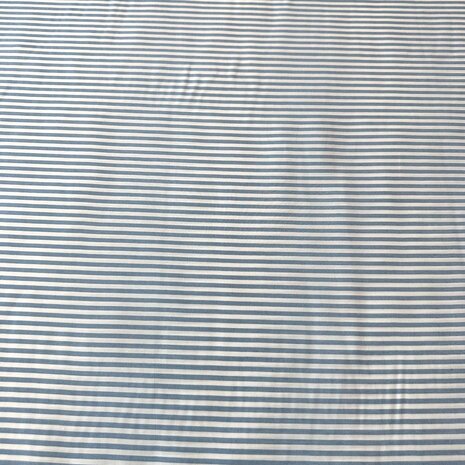 Popeline de viscose 5081 - bleu/blanc Popeline de viscose 5081 - bleu/blanc