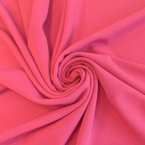 VJ COUPON - Scuba Crepe CR21 - hot pink 80X150CM VJ COUPON - Scuba Crepe CR21 - hot pink 80X150CM