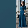VJ COUPON - Scuba Crepe CR25 - petrol 75+80X150CM VJ COUPON - Scuba Crepe CR25 - petrol 75+80X150CM
