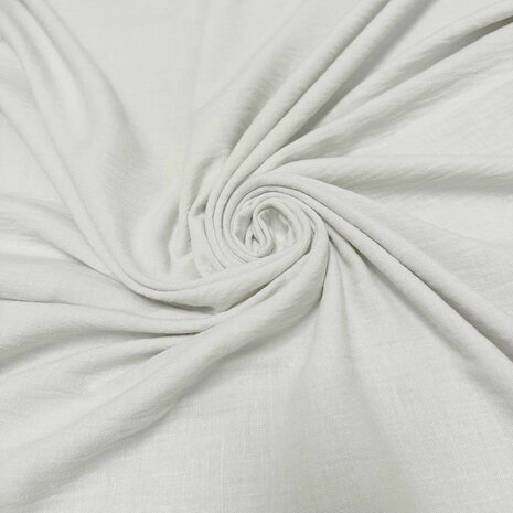 Lin clair 5083 - Crème/Blanc