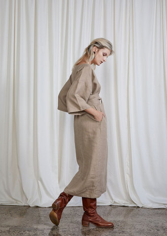 Leinen 5104 - beige meliert