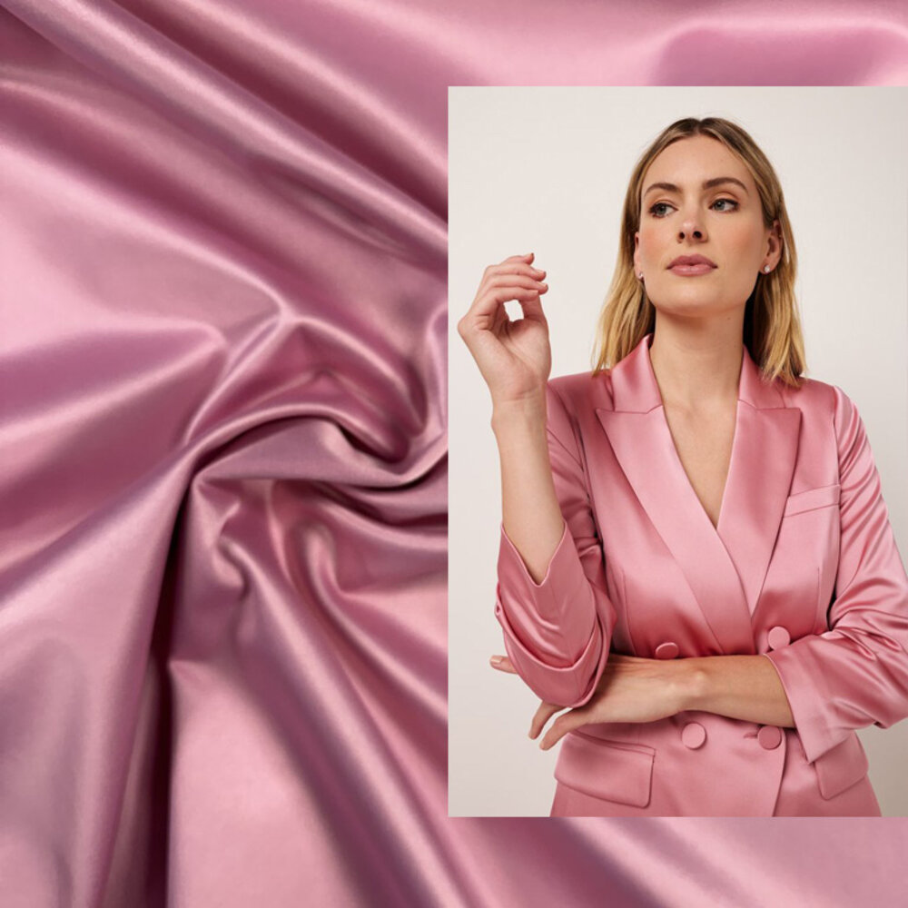 Coton brillant Uni S38 - rose clair -