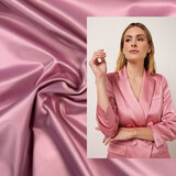 Coton brillant Uni S38 - rose clair -