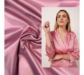 Coton brillant Uni S38 - rose clair -