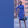 COUPON VJ - Scuba Crepe CR16 - bleu cobalt clair 70X150CM COUPON VJ - Scuba Crepe CR16 - bleu cobalt clair 70X150CM
