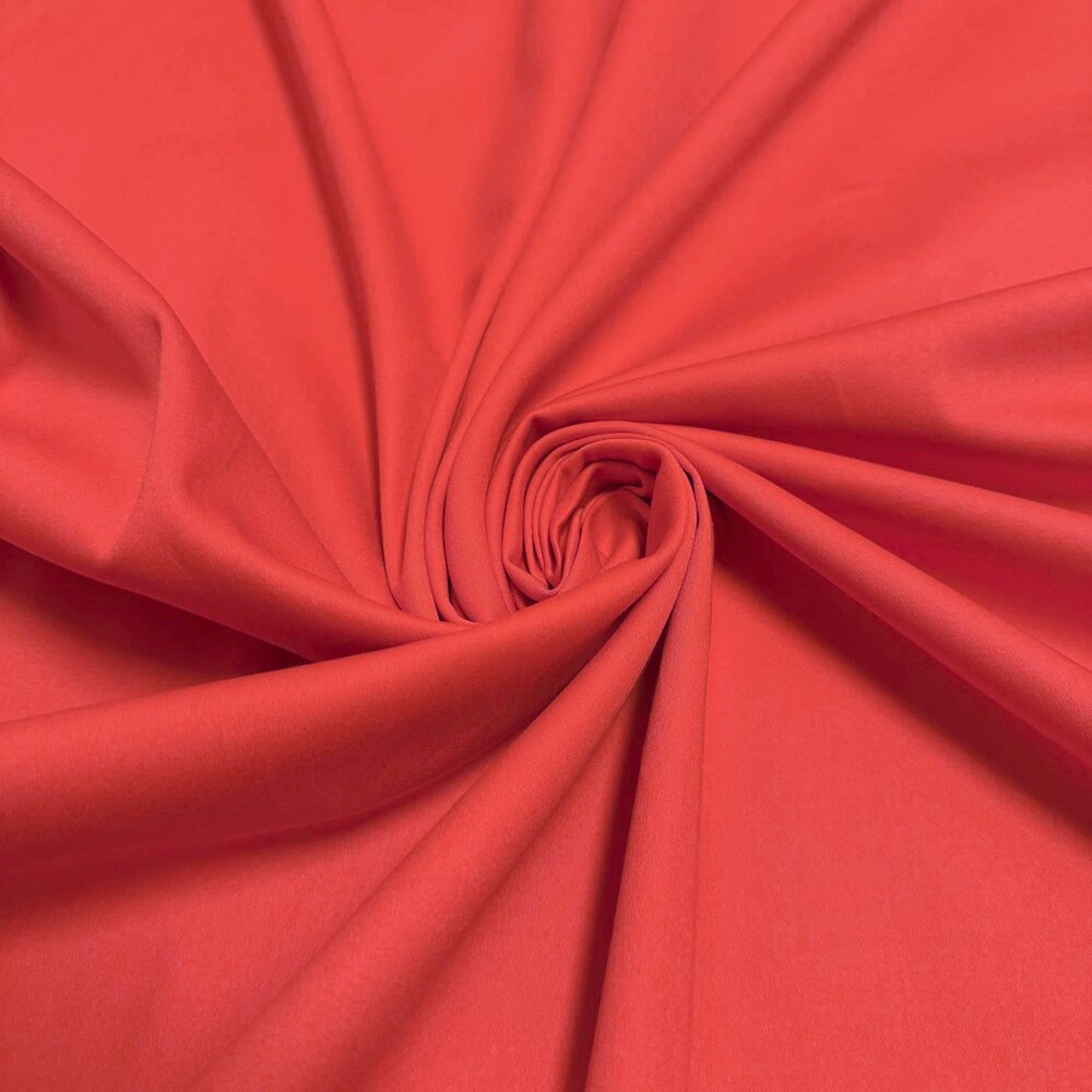 Katoen Stretch 5119- rood