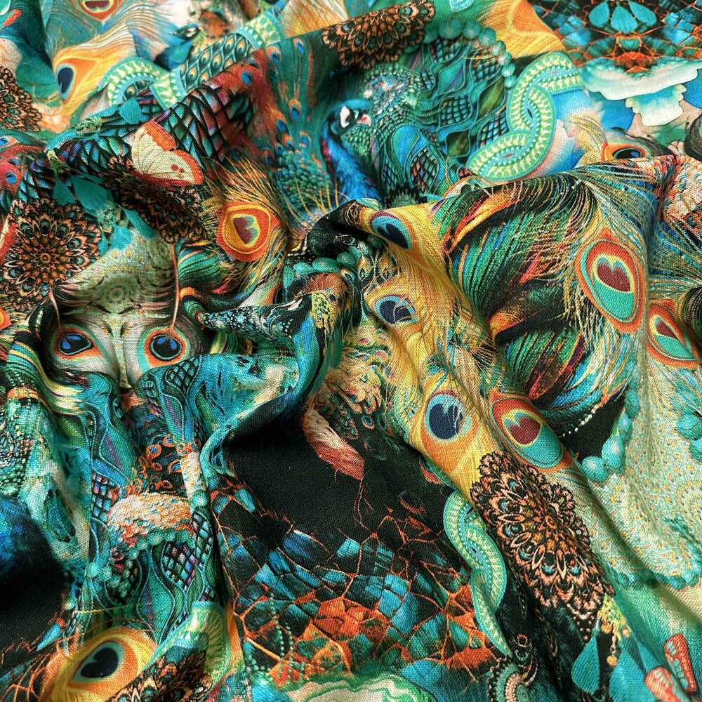 Lin Viscose Jet d'encre 5124