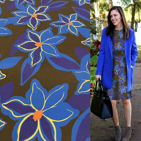 Viscose Batist Jet d'encre 5129