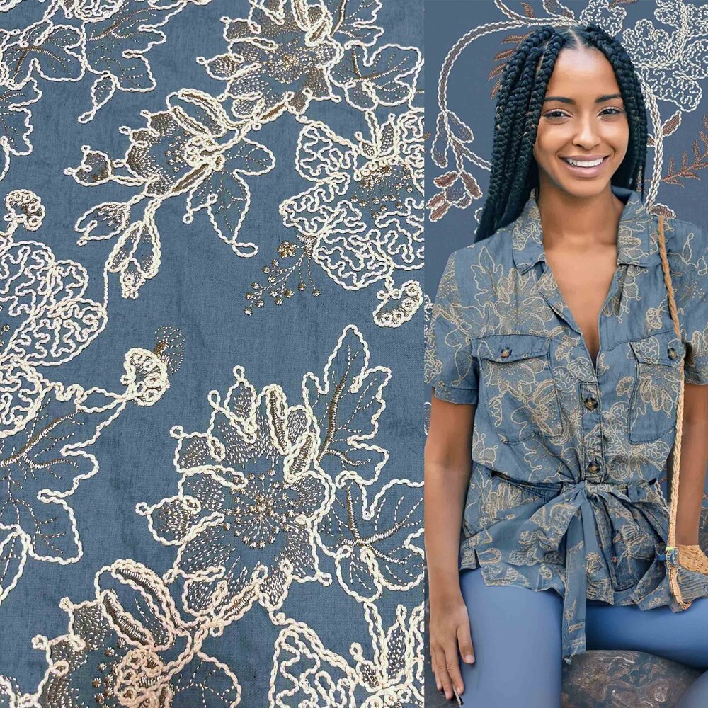 Jeans Geborduurd 5130 Jeans Geborduurd 5130