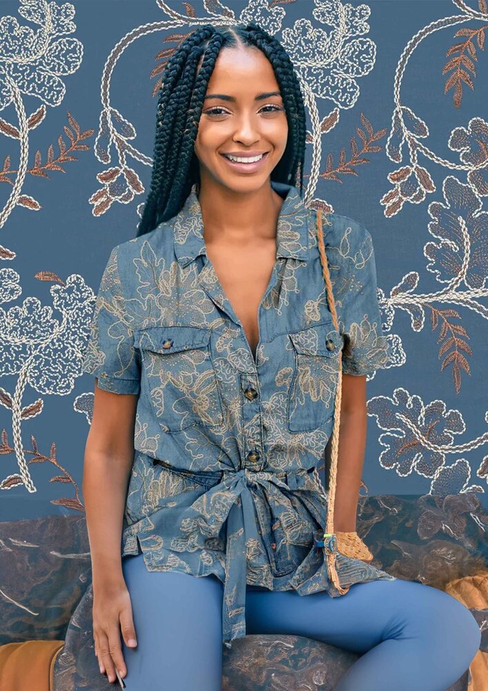 Jeans Geborduurd 5130 Jeans Geborduurd 5130