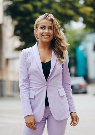 Baumwollstretch 5132 - Lila Baumwollstretch 5132 - Lila