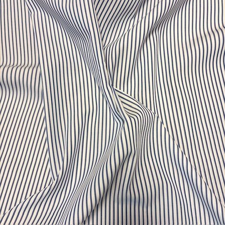 Cotton Poplin 5142 - denim blue/white Cotton Poplin 5142 - denim blue/white