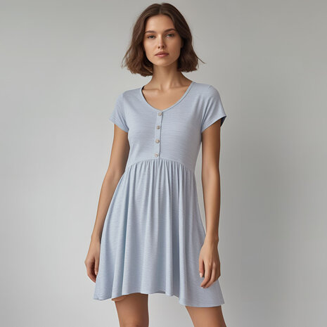 Viscose Jersey 5147 - light denim blue Viscose Jersey 5147 - light denim blue