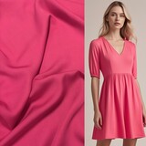 Viscose Gabardine 5163 - knalroze Viscose Gabardine 5163 - knalroze