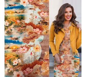 Lin Viscose Jet d'encre 5166 Lin Viscose Jet d'encre 5166