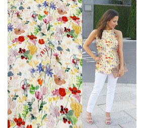 Mousseline de coton jet d'encre 5167