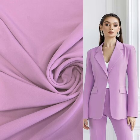 NJ COUPON- Terlenka 4-Way Stretch TS37 - Violet 100X140CM