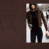 VJ COUPON - Wildleder Stretch SU26 - Kastanienbraun 70X148CM VJ COUPON - Wildleder Stretch SU26 - Kastanienbraun 70X148CM