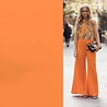 VJ COUPON - Satin Cotton Comfort Stretch SK25 - orange 100X135CM VJ COUPON - Satin Cotton Comfort Stretch SK25 - orange 100X135CM