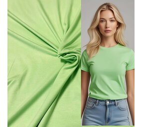 Viscose Jersey 5175 - licht limegroen Viscose Jersey 5175 - licht limegroen