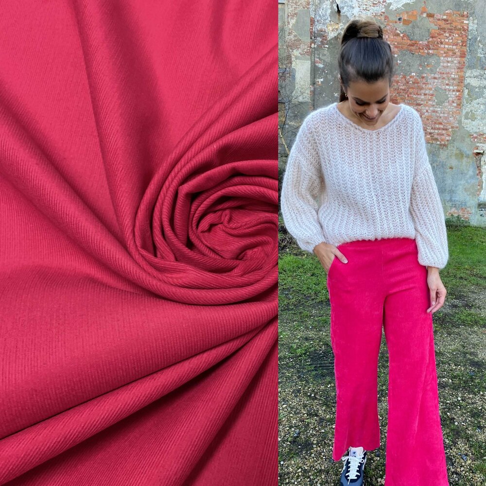 Fine Cotton Corduroy - 4068 - Fuchsia