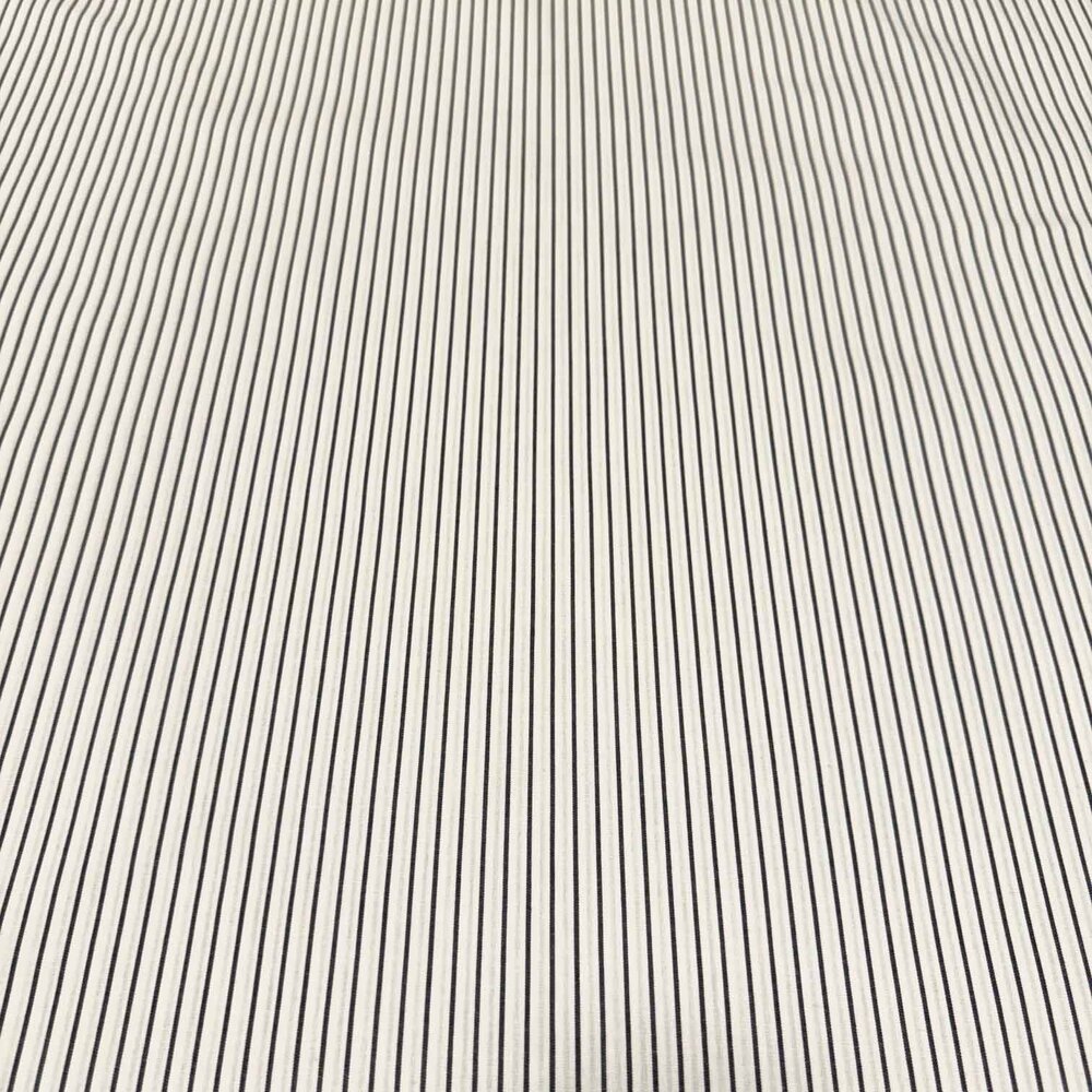 Baumwollpopeline 5182 - anthrazit/weiß Baumwollpopeline 5182 - anthrazit/weiß