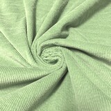 Velours côtelé de coton extensible AB39 - Vert menthe Velours côtelé de coton extensible AB39 - Vert menthe
