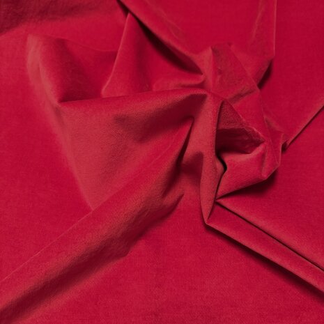 Velours de coton WV15 - Rouge Velours de coton WV15 - Rouge