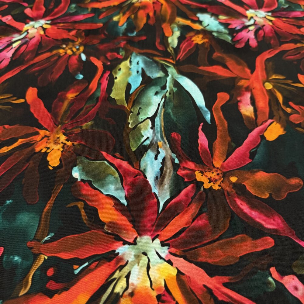 Jet d'encre Cupro Stretch - 5246 Jet d'encre Cupro Stretch - 5246