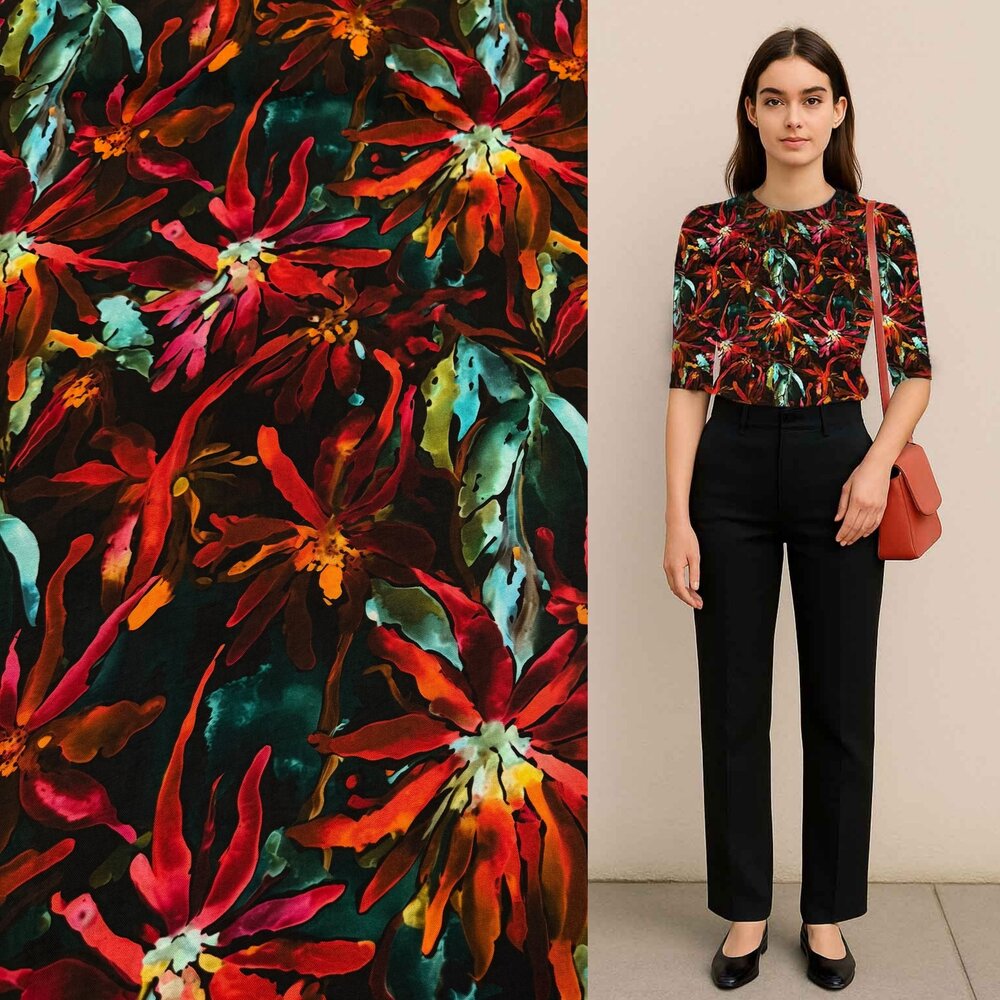 Cupro Stretch Inkjet - 5246 Cupro Stretch Inkjet - 5246