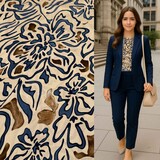 Cupro Stretch Inkjet - 5248 uitverkocht Cupro Stretch Inkjet - 5248 uitverkocht