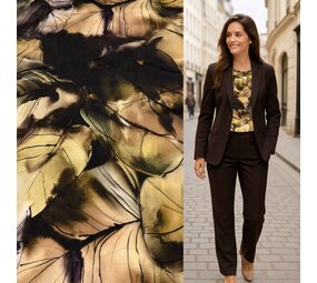 Jet d'encre Cupro Stretch - 5249 Jet d'encre Cupro Stretch - 5249