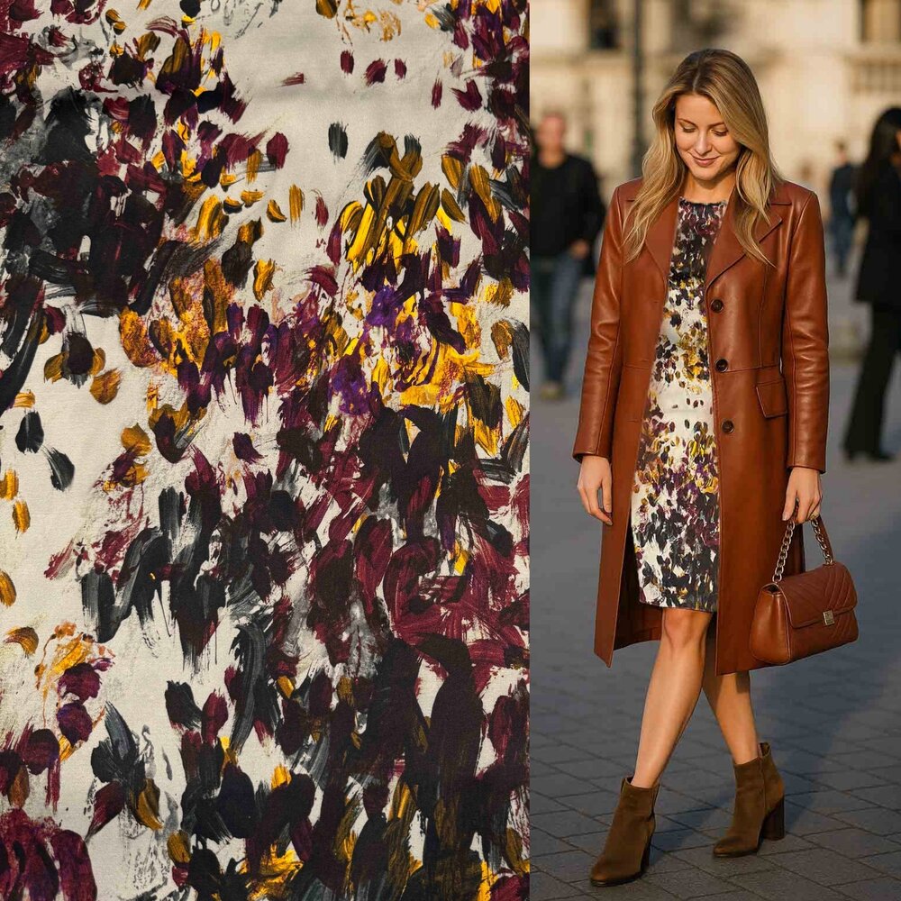 Viscose stretch jet d'encre 5256