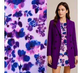 Viscose stretch jet d'encre 5258 Viscose stretch jet d'encre 5258