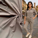 Jersey extensible de voyage BJ50 - taupe Jersey extensible de voyage BJ50 - taupe