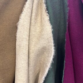 Uni Double Face Laine Boullie Uni Double Face Laine Boullie