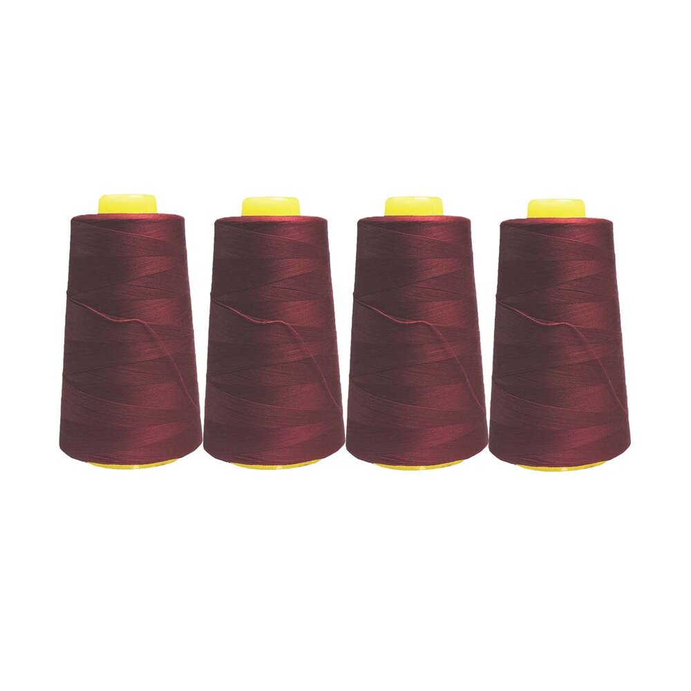 Overlock Yarn - Bordeaux Package 4 pcs. Overlock Yarn - Bordeaux Package 4 pcs.