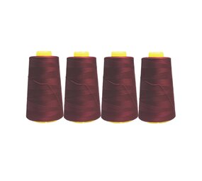 Overlock Yarn - Bordeaux Package 4 pcs. Overlock Yarn - Bordeaux Package 4 pcs.