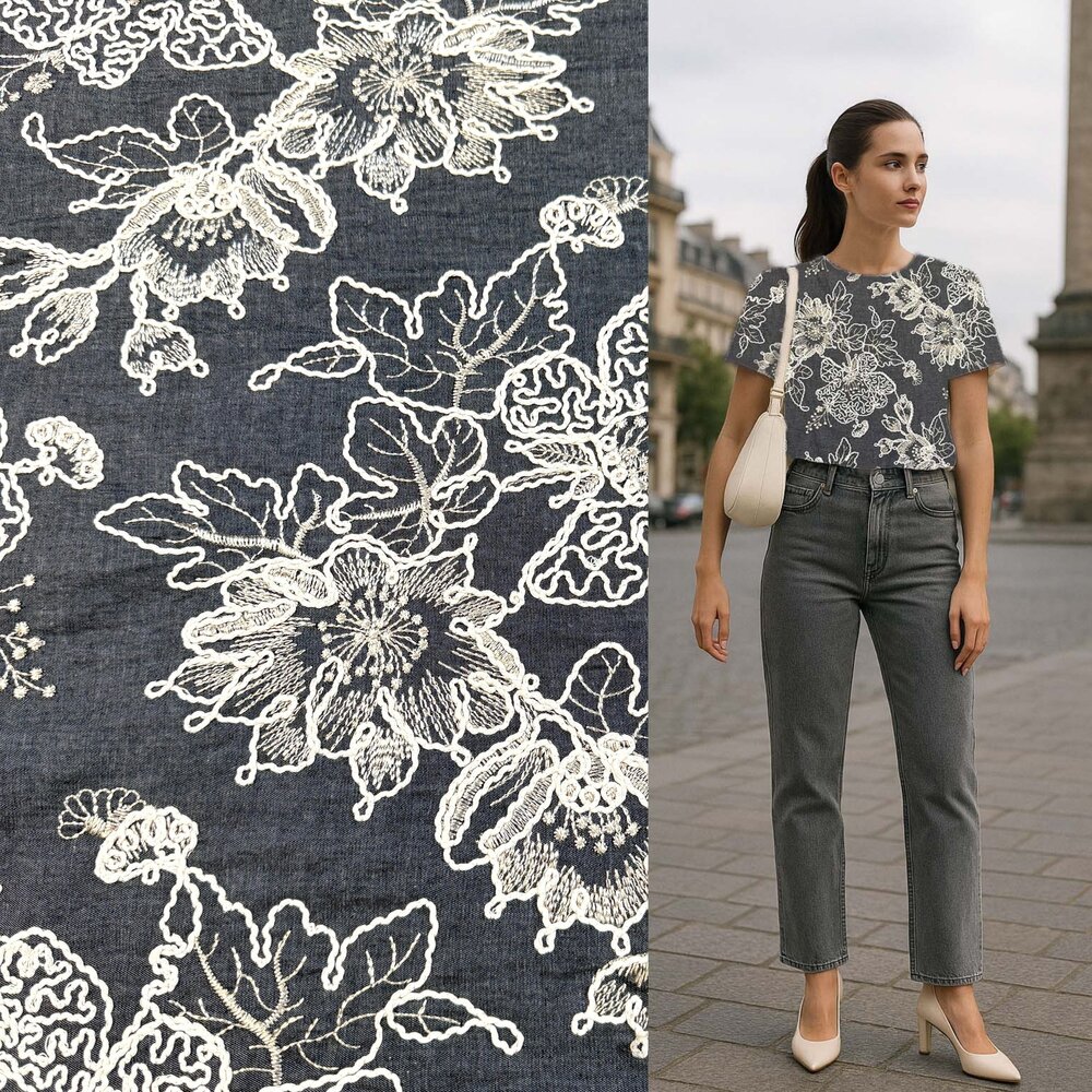 Bestickte Jeans 5281
