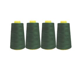 Overlockfaden - dunkelgrün- Paket 4 Stk. Overlockfaden - dunkelgrün- Paket 4 Stk.