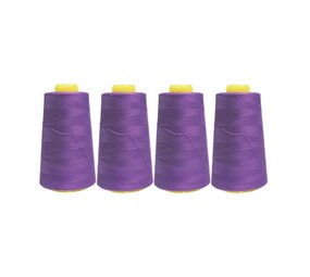 Overlock Yarn -  Purple Package 4 pcs. Overlock Yarn -  Purple Package 4 pcs.