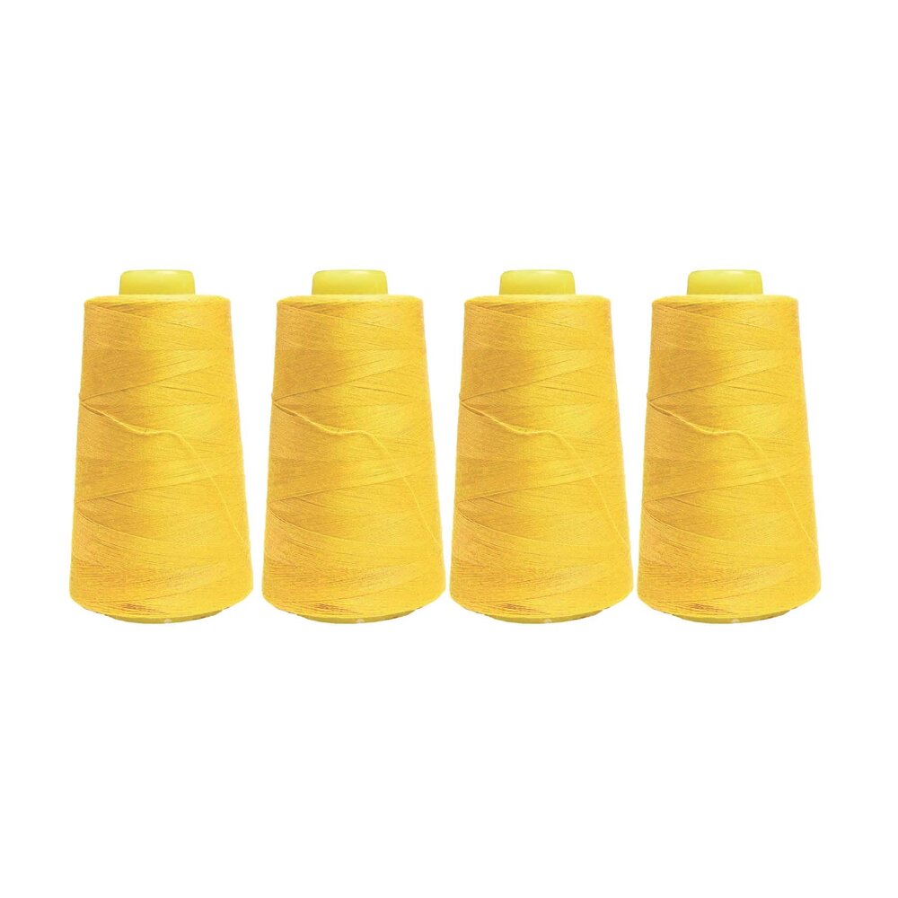Fil pour Surjetteuse - Jaune Paquet 4 pc. Fil pour Surjetteuse - Jaune Paquet 4 pc.