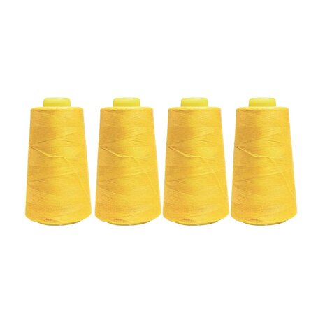 Overlock Yarn - Yellow Package 4 pcs. Overlock Yarn - Yellow Package 4 pcs.