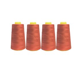 Overlockfaden - Orange Gebrannt - Paket 4 Stk. Overlockfaden - Orange Gebrannt - Paket 4 Stk.