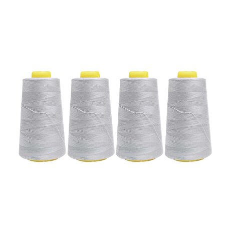 Overlock Yarn - light gray 4 pcs.