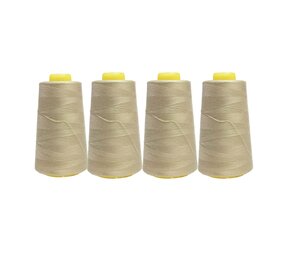 Overlockfaden -  Dunkelbeige - Paket 4 Stk. Overlockfaden -  Dunkelbeige - Paket 4 Stk.